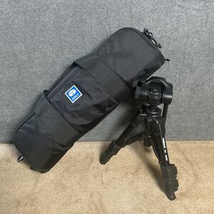 VELBON DF Mini 3-Section Aluminum Tripod w/ Adjustable 3-Way Panhead 12"-21.3"